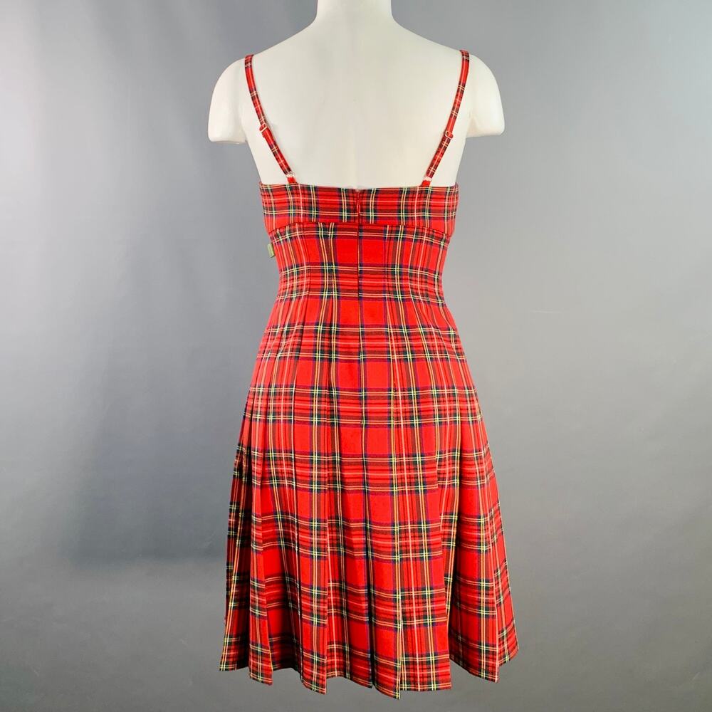 Marc Jacobs Size Xs Red Multi Color Polyester Ble… - image 4